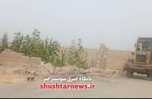 تخریب ۱۵۰ پلاک ویلاباغ در شوشتر